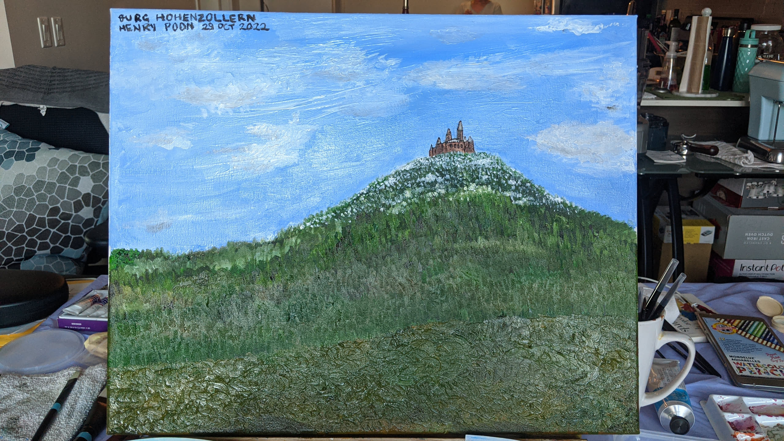 Burg Hohenzollern in Winter