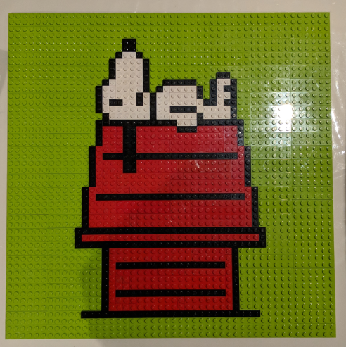 Snoopy LEGO Mosaic